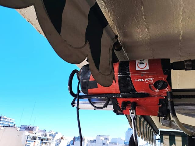 Perforación en Hormigon Armado