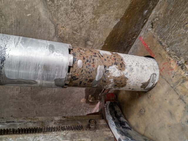 Perforación en Hormigon Armado